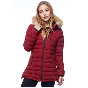 Moose Nuckles Roselawn jacket po# 004276A red rock. NWOT